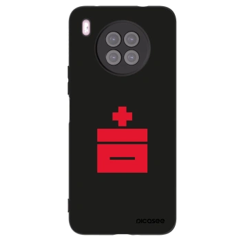 Picasee fekete szilikon tok az alábbi mobiltelefonokra Huawei Nova 8i - Le Plastenciaga