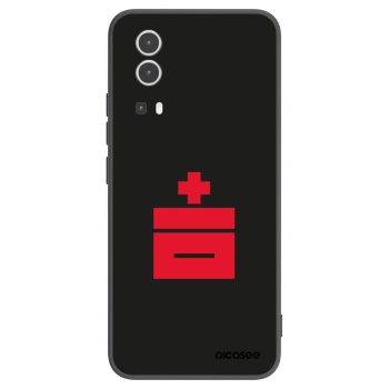 Picasee fekete szilikon tok az alábbi mobiltelefonokra Vivo Y72 5G - Le Plastenciaga