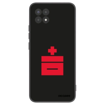 Picasee fekete szilikon tok az alábbi mobiltelefonokra Realme 8i - Le Plastenciaga
