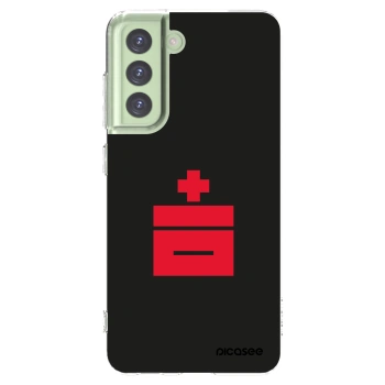 Picasee átlátszó szilikon tok az alábbi mobiltelefonokra Samsung Galaxy S21 FE 5G - Le Plastenciaga
