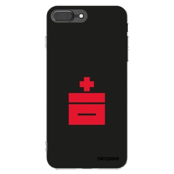 Picasee átlátszó szilikon tok az alábbi mobiltelefonokra Apple iPhone 7 Plus - Le Plastenciaga