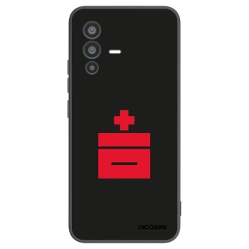 Picasee fekete szilikon tok az alábbi mobiltelefonokra Vivo V23 5G - Le Plastenciaga