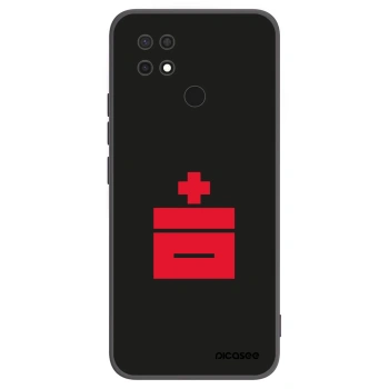 Picasee fekete szilikon tok az alábbi mobiltelefonokra Xiaomi Redmi 10C - Le Plastenciaga