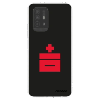 Picasee átlátszó szilikon tok az alábbi mobiltelefonokra OPPO A94 5G - Le Plastenciaga