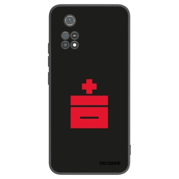 Picasee fekete szilikon tok az alábbi mobiltelefonokra Xiaomi Poco M4 Pro - Le Plastenciaga