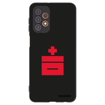 Picasee fekete szilikon tok az alábbi mobiltelefonokra Samsung Galaxy A23 A236B 5G - Le Plastenciaga