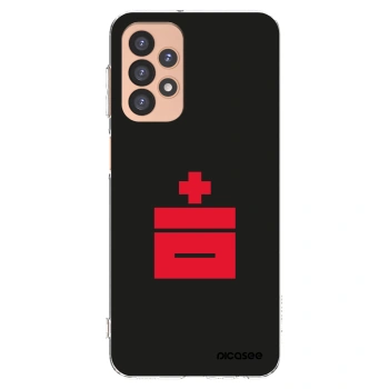 Picasee átlátszó szilikon tok az alábbi mobiltelefonokra Samsung Galaxy A23 A236B 5G - Le Plastenciaga