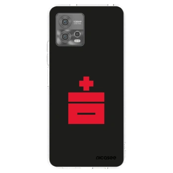 Picasee átlátszó szilikon tok az alábbi mobiltelefonokra Motorola Moto G72 - Le Plastenciaga
