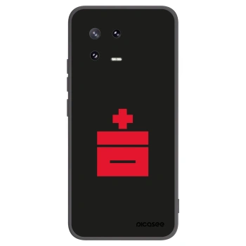 Picasee fekete szilikon tok az alábbi mobiltelefonokra Xiaomi 13 Pro - Le Plastenciaga