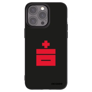Picasee fekete szilikon tok az alábbi mobiltelefonokra Apple iPhone 15 Pro Max - Le Plastenciaga