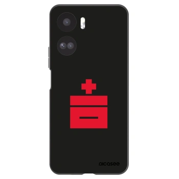 Picasee fekete szilikon tok az alábbi mobiltelefonokra Honor 90 Lite 5G - Le Plastenciaga