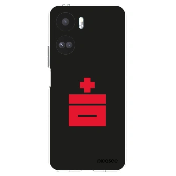 Picasee átlátszó szilikon tok az alábbi mobiltelefonokra Honor 90 Lite 5G - Le Plastenciaga