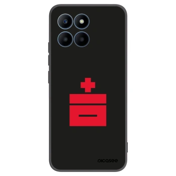 Picasee fekete szilikon tok az alábbi mobiltelefonokra Honor 70 Lite - Le Plastenciaga