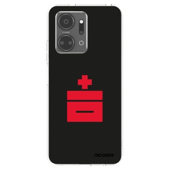 Picasee átlátszó szilikon tok az alábbi mobiltelefonokra Honor X7a - Le Plastenciaga