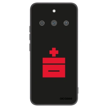 Picasee fekete szilikon tok az alábbi mobiltelefonokra Realme 11 Pro+ - Le Plastenciaga