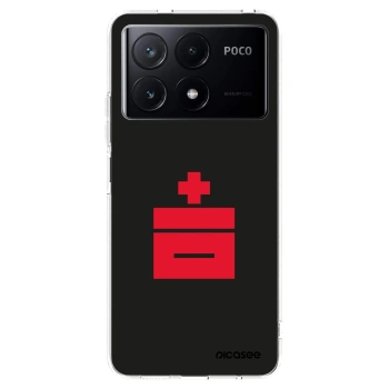 Picasee átlátszó szilikon tok az alábbi mobiltelefonokra Xiaomi Poco X6 Pro - Le Plastenciaga