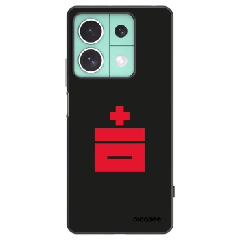 Picasee fekete szilikon tok az alábbi mobiltelefonokra Xiaomi Redmi Note 13 5G - Le Plastenciaga