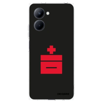 Picasee átlátszó szilikon tok az alábbi mobiltelefonokra Realme C33 (2023) - Le Plastenciaga