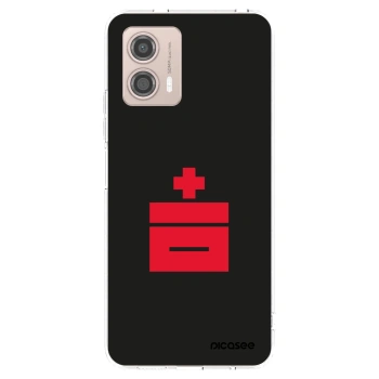 Picasee átlátszó szilikon tok az alábbi mobiltelefonokra Motorola Moto G53 5G - Le Plastenciaga
