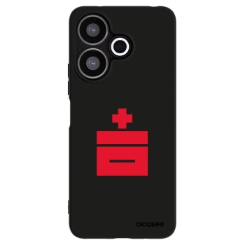 Picasee fekete szilikon tok az alábbi mobiltelefonokra Xiaomi Redmi 13 4G - Le Plastenciaga