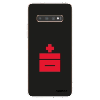Picasee átlátszó szilikon tok az alábbi mobiltelefonokra Samsung Galaxy S10 Plus G975 - Le Plastenciaga