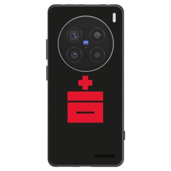 Picasee fekete szilikon tok az alábbi mobiltelefonokra Vivo X200 Pro - Le Plastenciaga