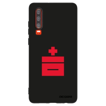 Picasee fekete szilikon tok az alábbi mobiltelefonokra Huawei P30 - Le Plastenciaga