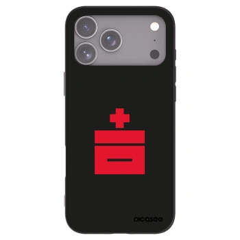 Picasee fekete szilikon tok az alábbi mobiltelefonokra Apple iPhone 17 Pro Max - Le Plastenciaga