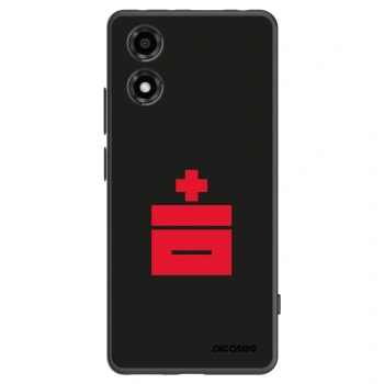 Picasee fekete szilikon tok az alábbi mobiltelefonokra Motorola Moto E14 - Le Plastenciaga