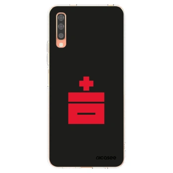 Picasee átlátszó szilikon tok az alábbi mobiltelefonokra Samsung Galaxy A70 A705F - Le Plastenciaga