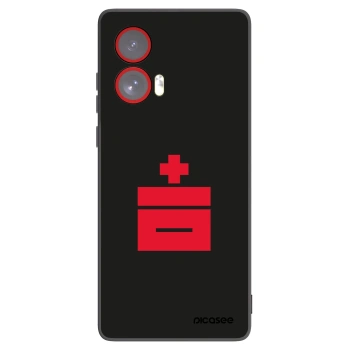 Picasee fekete szilikon tok az alábbi mobiltelefonokra Motorola Edge 50 Fusion - Le Plastenciaga