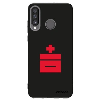 Picasee átlátszó szilikon tok az alábbi mobiltelefonokra Huawei P30 Lite - Le Plastenciaga