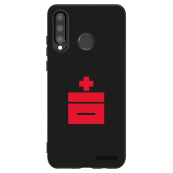 Picasee fekete szilikon tok az alábbi mobiltelefonokra Huawei P30 Lite - Le Plastenciaga