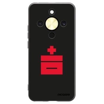 Picasee fekete szilikon tok az alábbi mobiltelefonokra Honor Magic8 Lite 5G - Le Plastenciaga