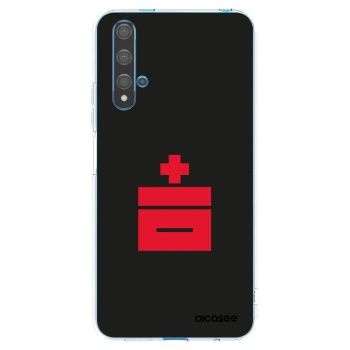 Picasee átlátszó szilikon tok az alábbi mobiltelefonokra Huawei Nova 5T - Le Plastenciaga