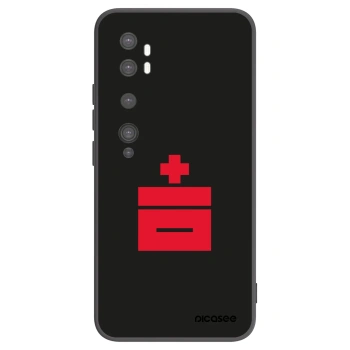 Picasee fekete szilikon tok az alábbi mobiltelefonokra Xiaomi Mi Note 10 (Pro) - Le Plastenciaga