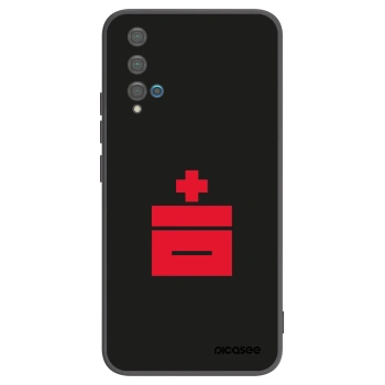 Picasee fekete szilikon tok az alábbi mobiltelefonokra Huawei Nova 5T - Le Plastenciaga