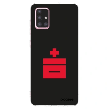 Picasee átlátszó szilikon tok az alábbi mobiltelefonokra Samsung Galaxy A71 A715F - Le Plastenciaga