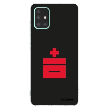 Picasee átlátszó szilikon tok az alábbi mobiltelefonokra Samsung Galaxy A51 A515F - Le Plastenciaga