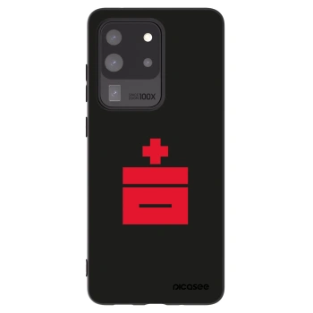 Picasee fekete szilikon tok az alábbi mobiltelefonokra Samsung Galaxy S20 Ultra 5G G988F - Le Plastenciaga
