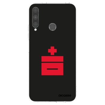 Picasee átlátszó szilikon tok az alábbi mobiltelefonokra Huawei P40 Lite E - Le Plastenciaga