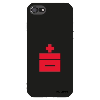 Picasee átlátszó szilikon tok az alábbi mobiltelefonokra Apple iPhone SE 2020 - Le Plastenciaga