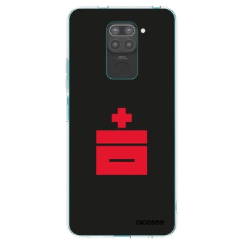 Picasee fekete szilikon tok az alábbi mobiltelefonokra Xiaomi Redmi Note 9 - Le Plastenciaga