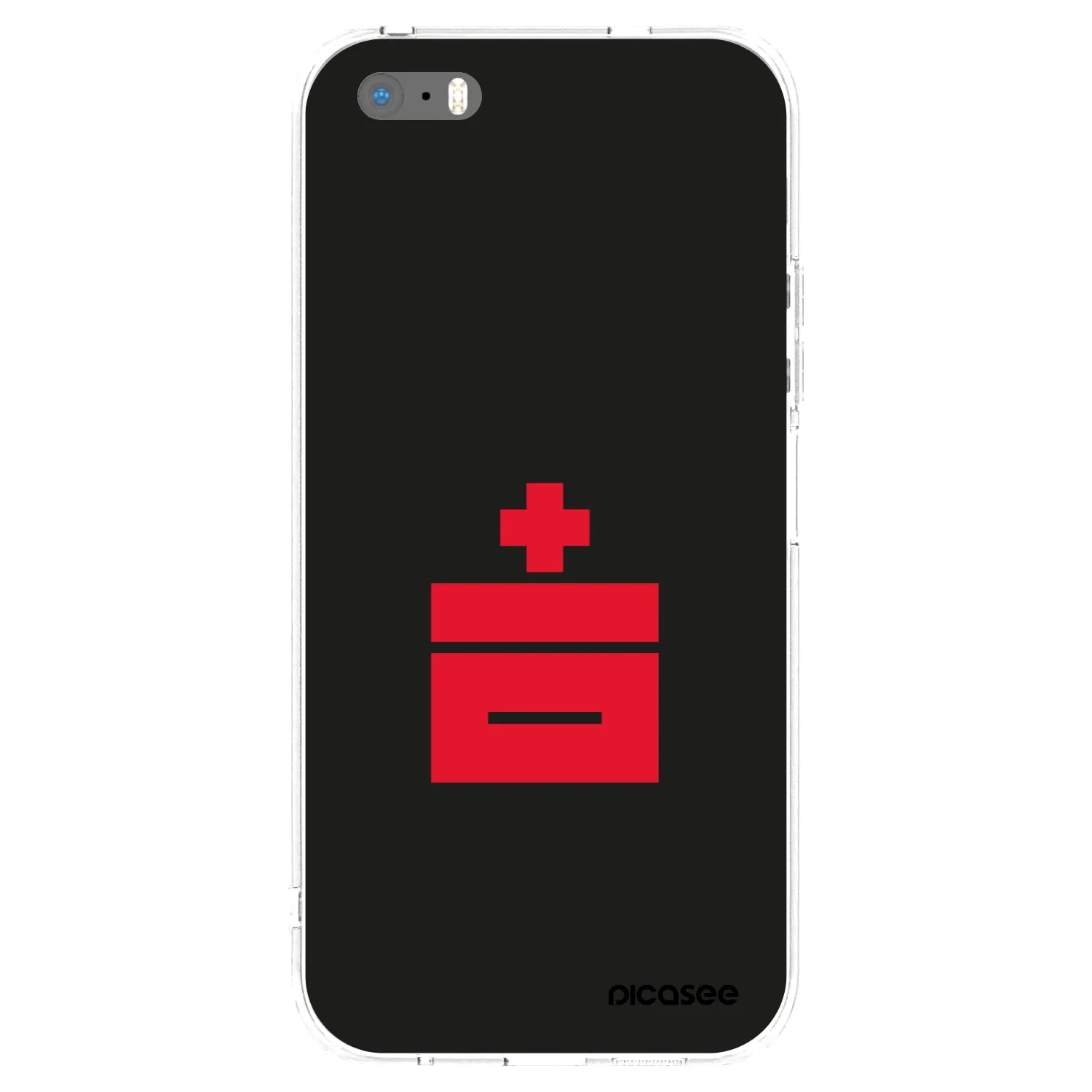 Picasee átlátszó szilikon tok az alábbi mobiltelefonokra Apple iPhone 5/5S/SE - Le Plastenciaga
