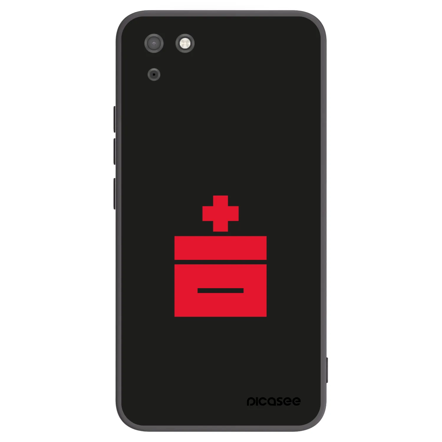 Picasee fekete szilikon tok az alábbi mobiltelefonokra Huawei Y5P - Le Plastenciaga