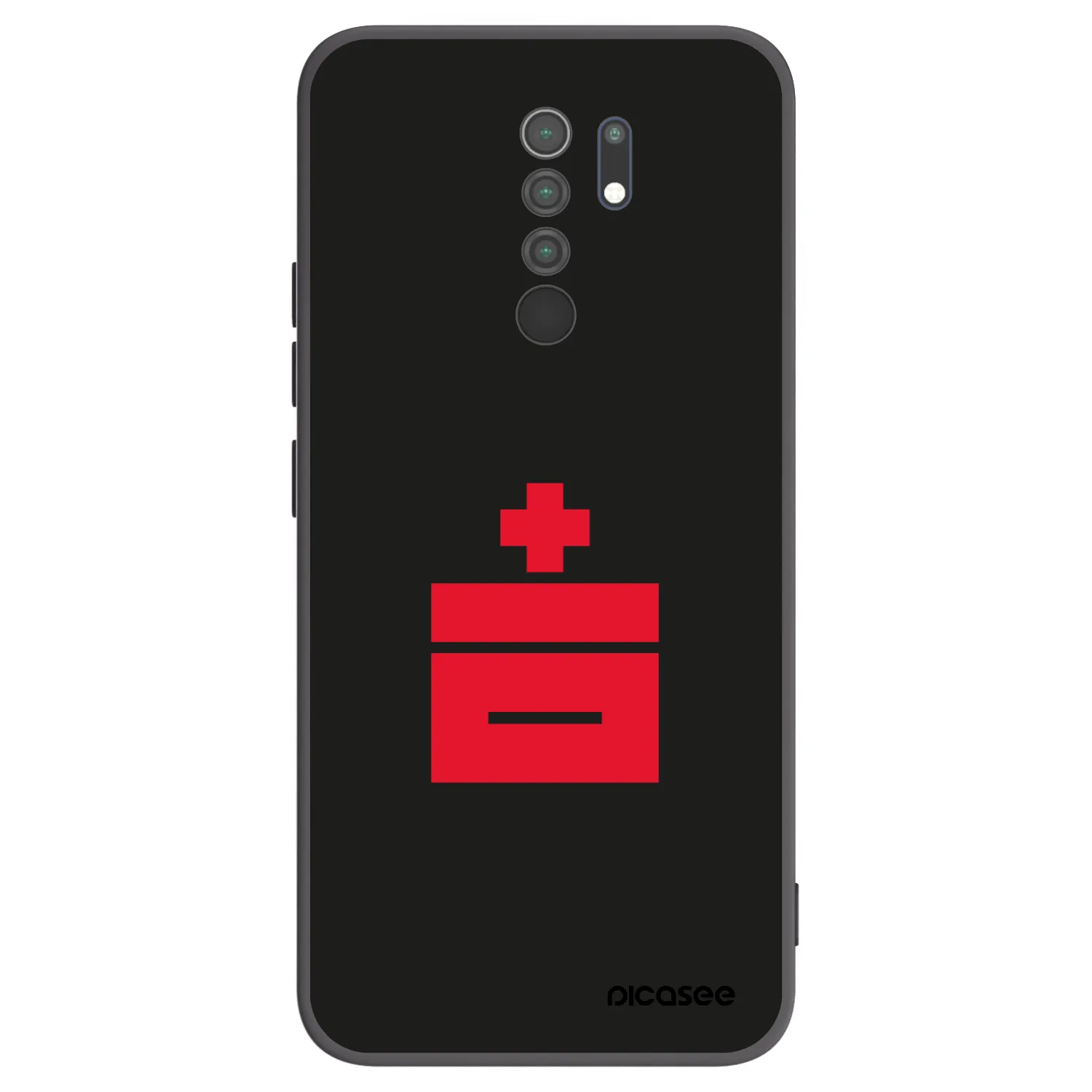 Picasee fekete szilikon tok az alábbi mobiltelefonokra Xiaomi Redmi 9 - Le Plastenciaga