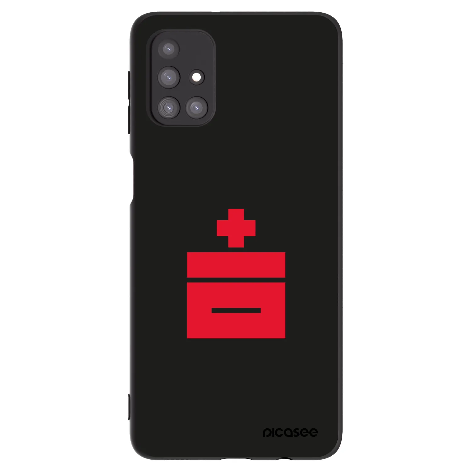 Picasee fekete szilikon tok az alábbi mobiltelefonokra Samsung Galaxy M31s - Le Plastenciaga