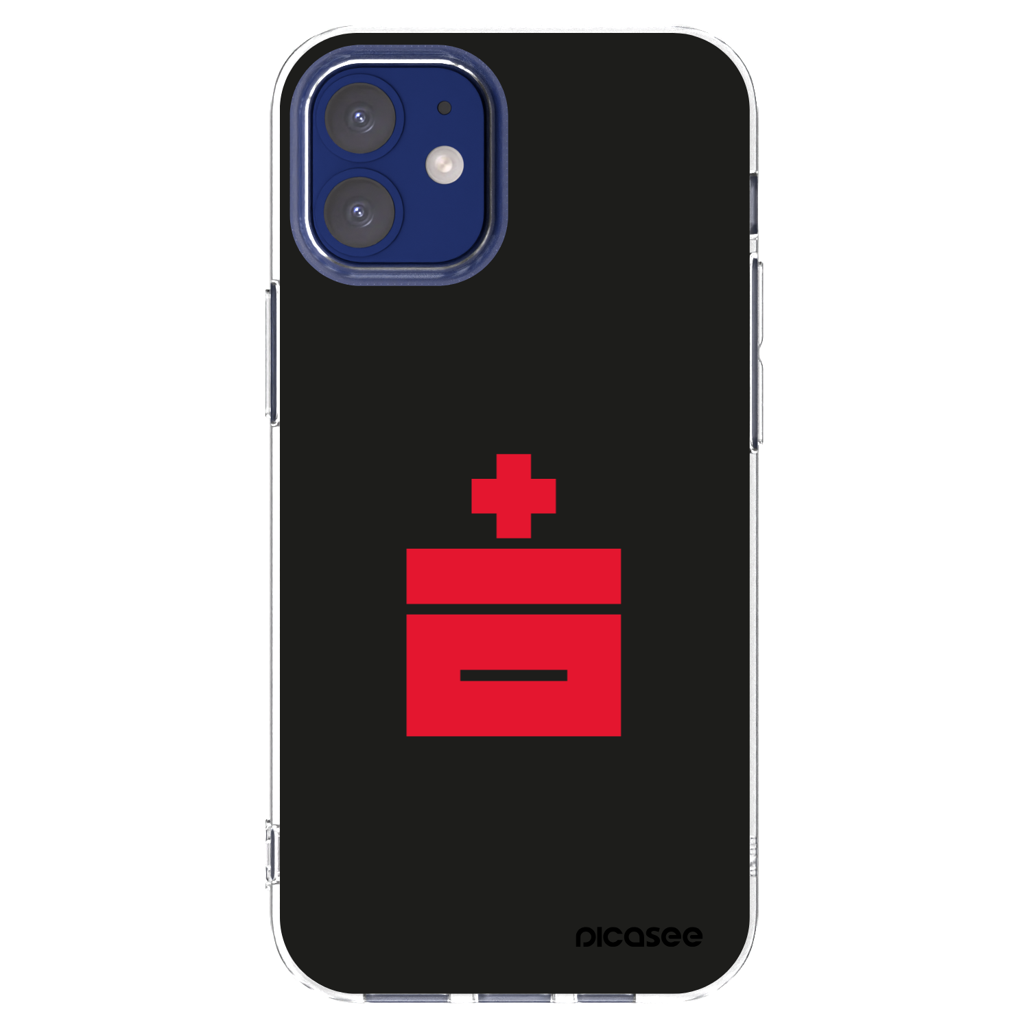 Picasee átlátszó szilikon tok az alábbi mobiltelefonokra Apple iPhone 12 mini - Le Plastenciaga