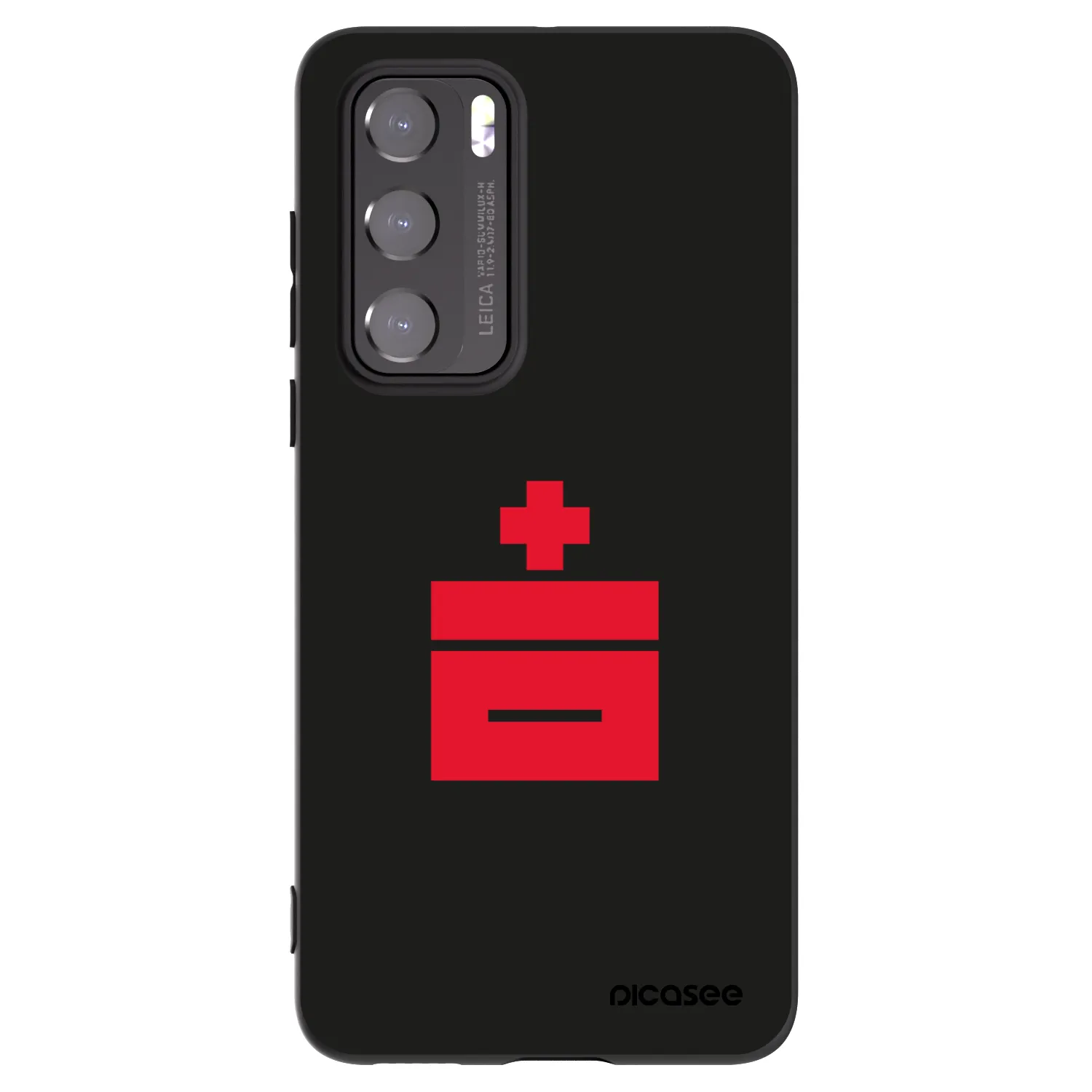Picasee fekete szilikon tok az alábbi mobiltelefonokra Huawei P40 - Le Plastenciaga