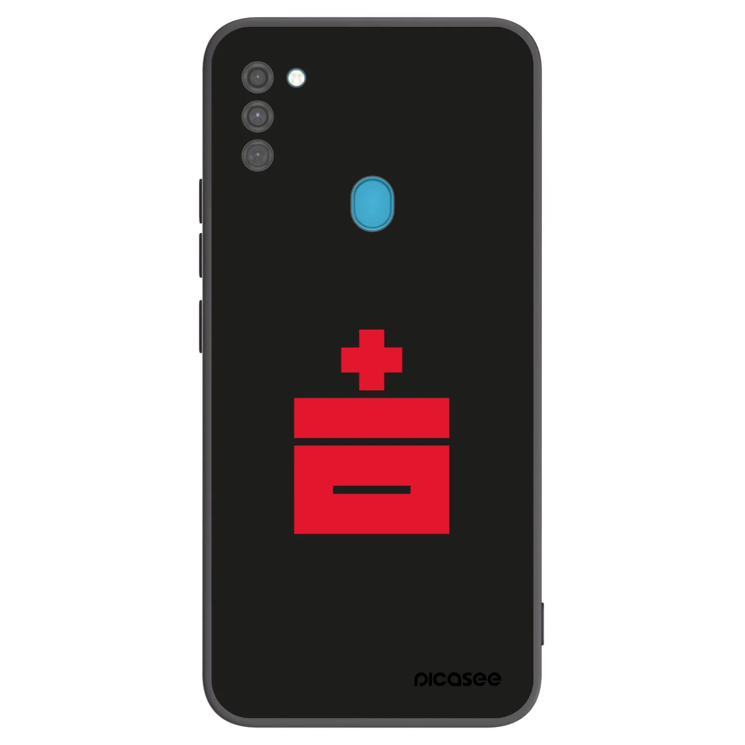 Picasee fekete szilikon tok az alábbi mobiltelefonokra Samsung Galaxy M11 - Le Plastenciaga